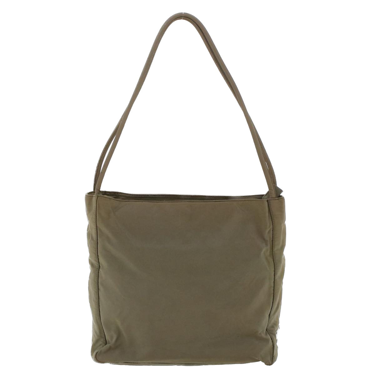 PRADA Shoulder Bag Nylon Khaki  cl556