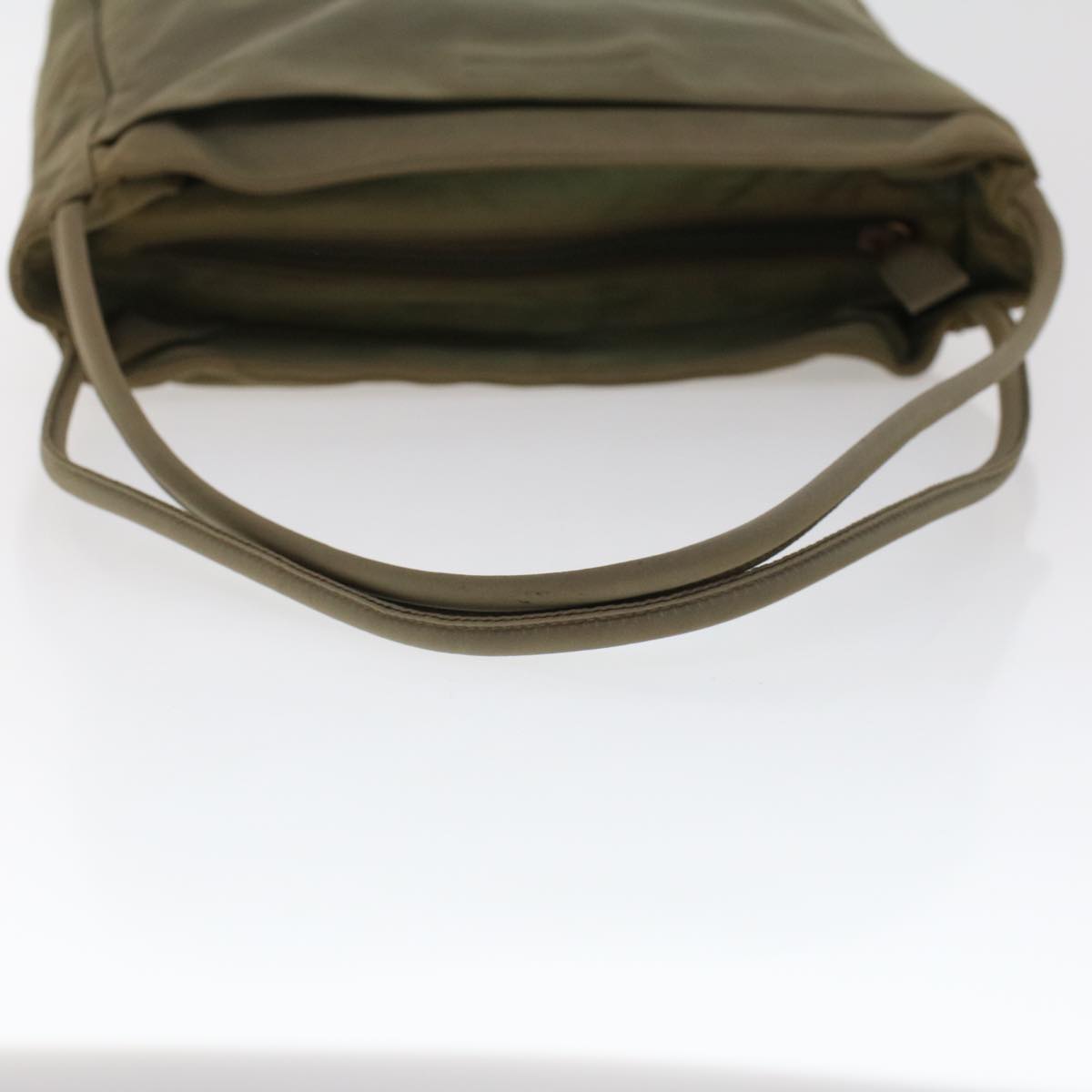 PRADA Shoulder Bag Nylon Khaki  cl556