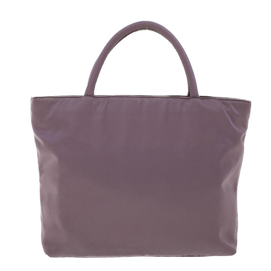 PRADA Hand Bag Nylon Purple  cl574