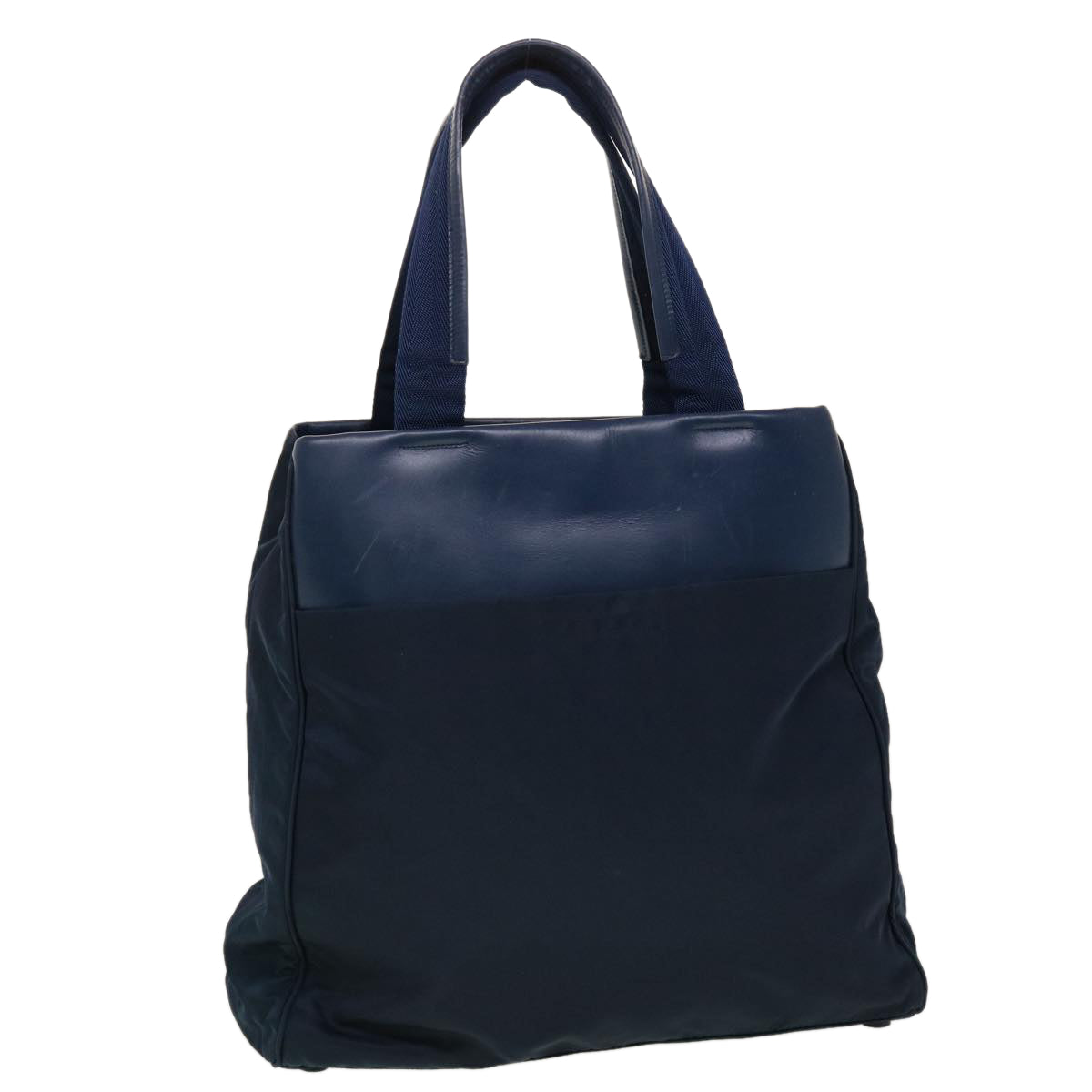 PRADA Shoulder Bag Nylon Navy  cl595