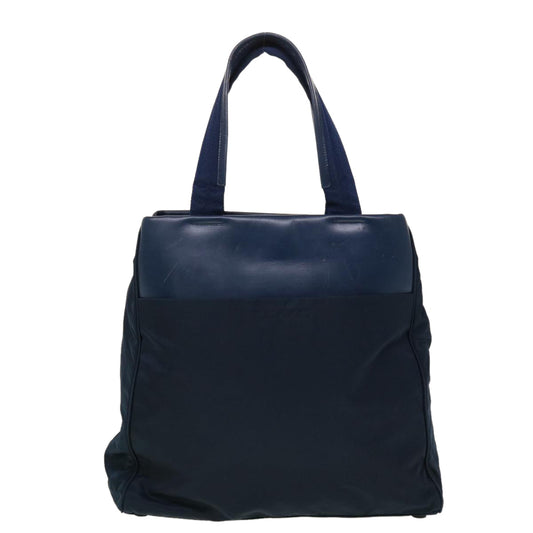 PRADA Shoulder Bag Nylon Navy  cl595