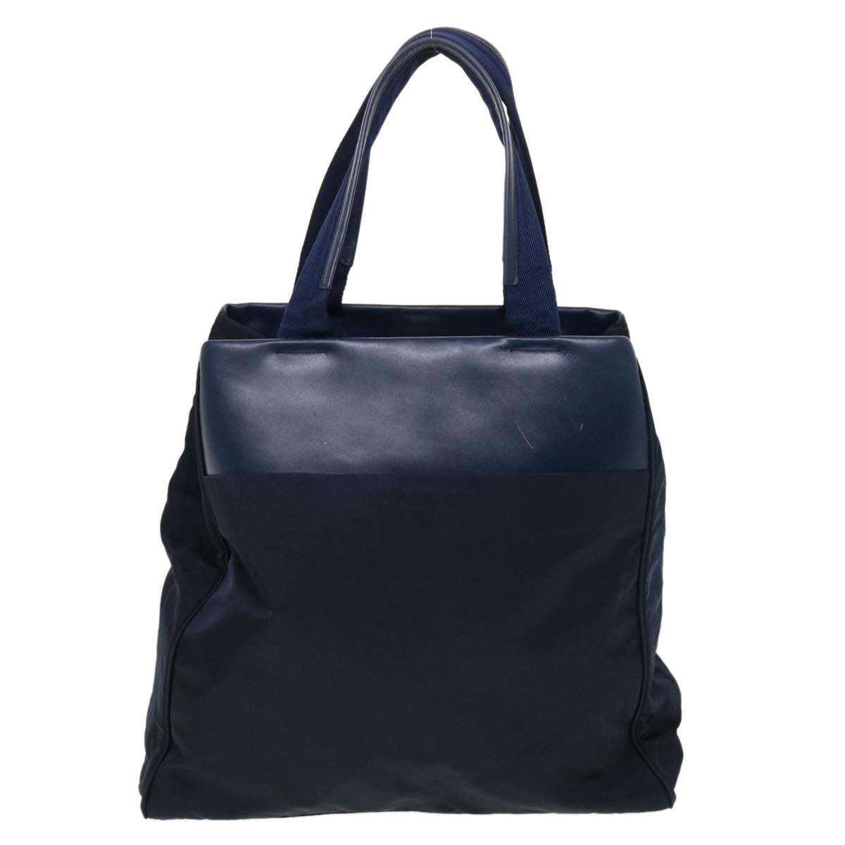 PRADA Shoulder Bag Nylon Navy  cl595