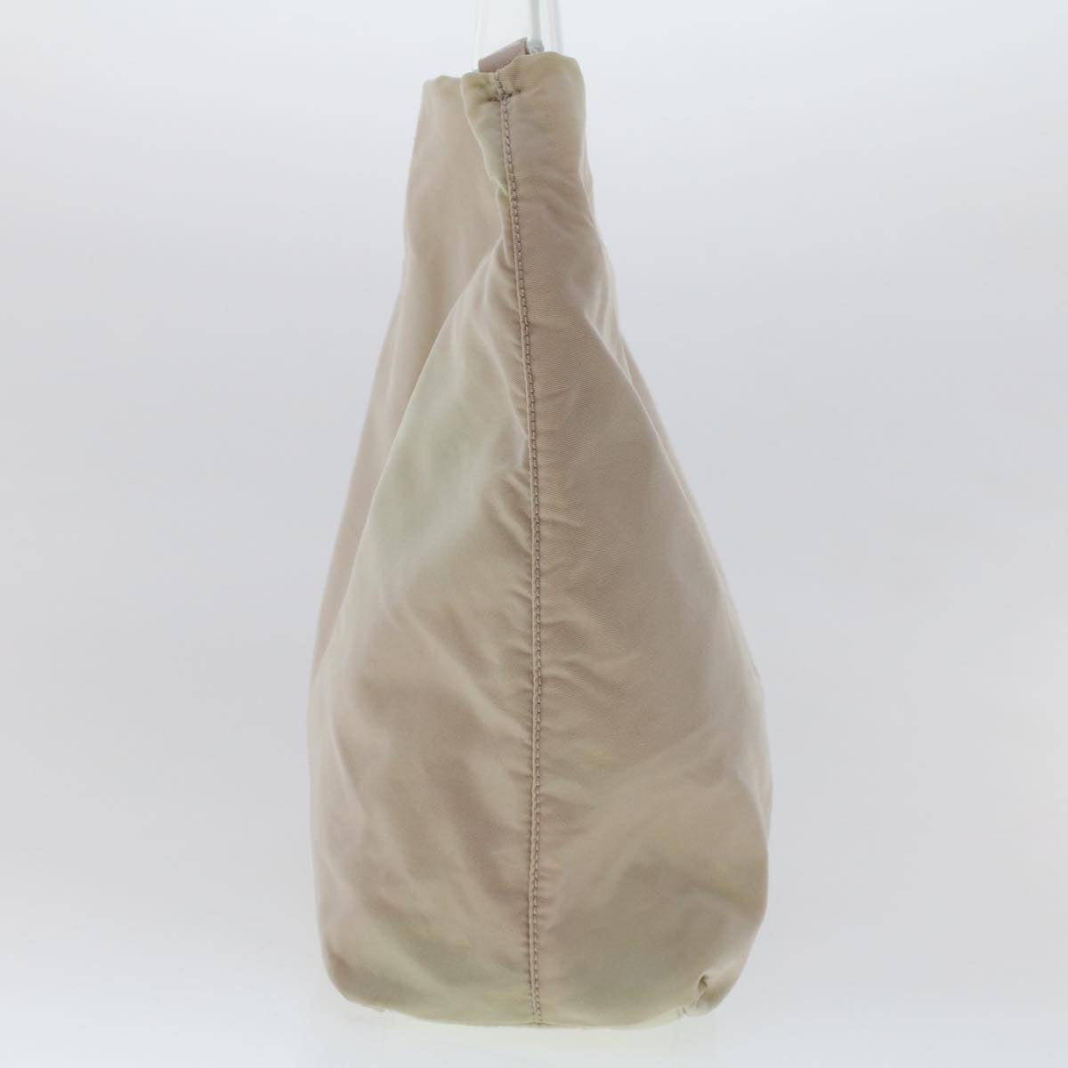 PRADA Shoulder Bag Nylon Beige  cl652