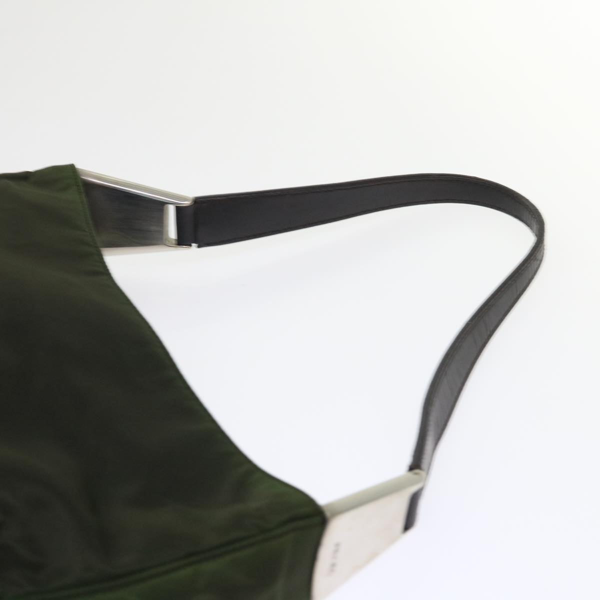 PRADA Shoulder Bag Nylon Green  cl654