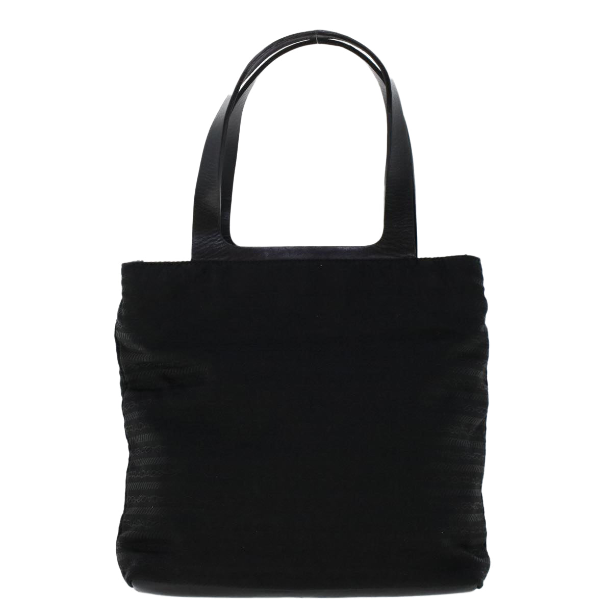 PRADA Hand Bag Nylon Black  cl667