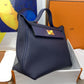 HM 24/24 Evercolor Swift Navy Blue For Women, Handbags, Shoulder Bag 11.4in/29cm