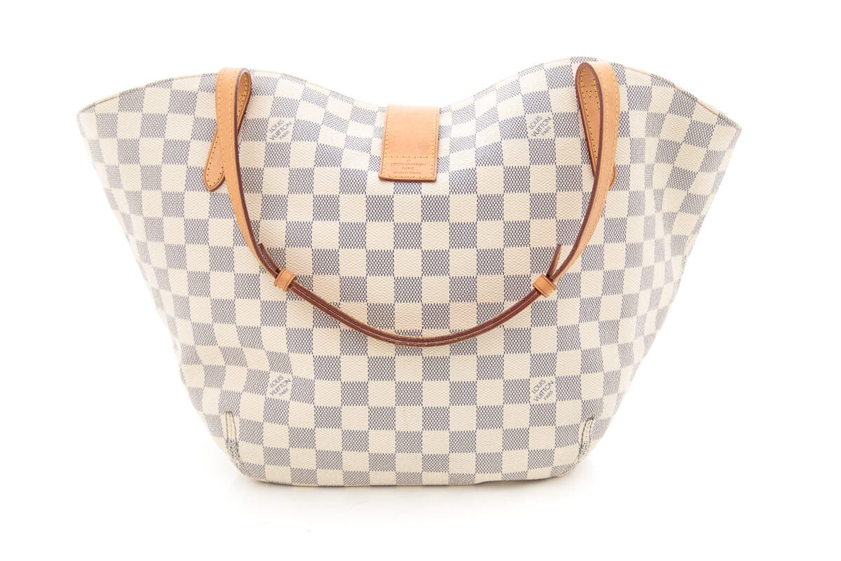 Louis Vuitton White Damier Azur Salina Handbag