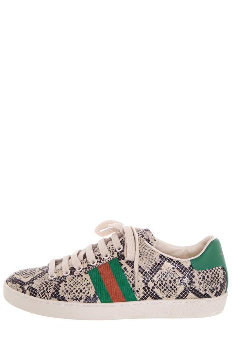 Gucci Python Men's Ace Sneakers SZ 39.5