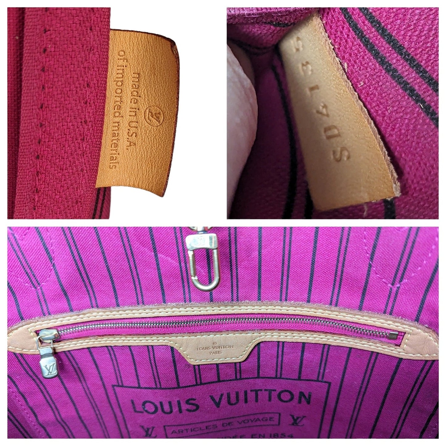 Louis Vuitton 2015 Neverfull Monogram Canvas MM Tote