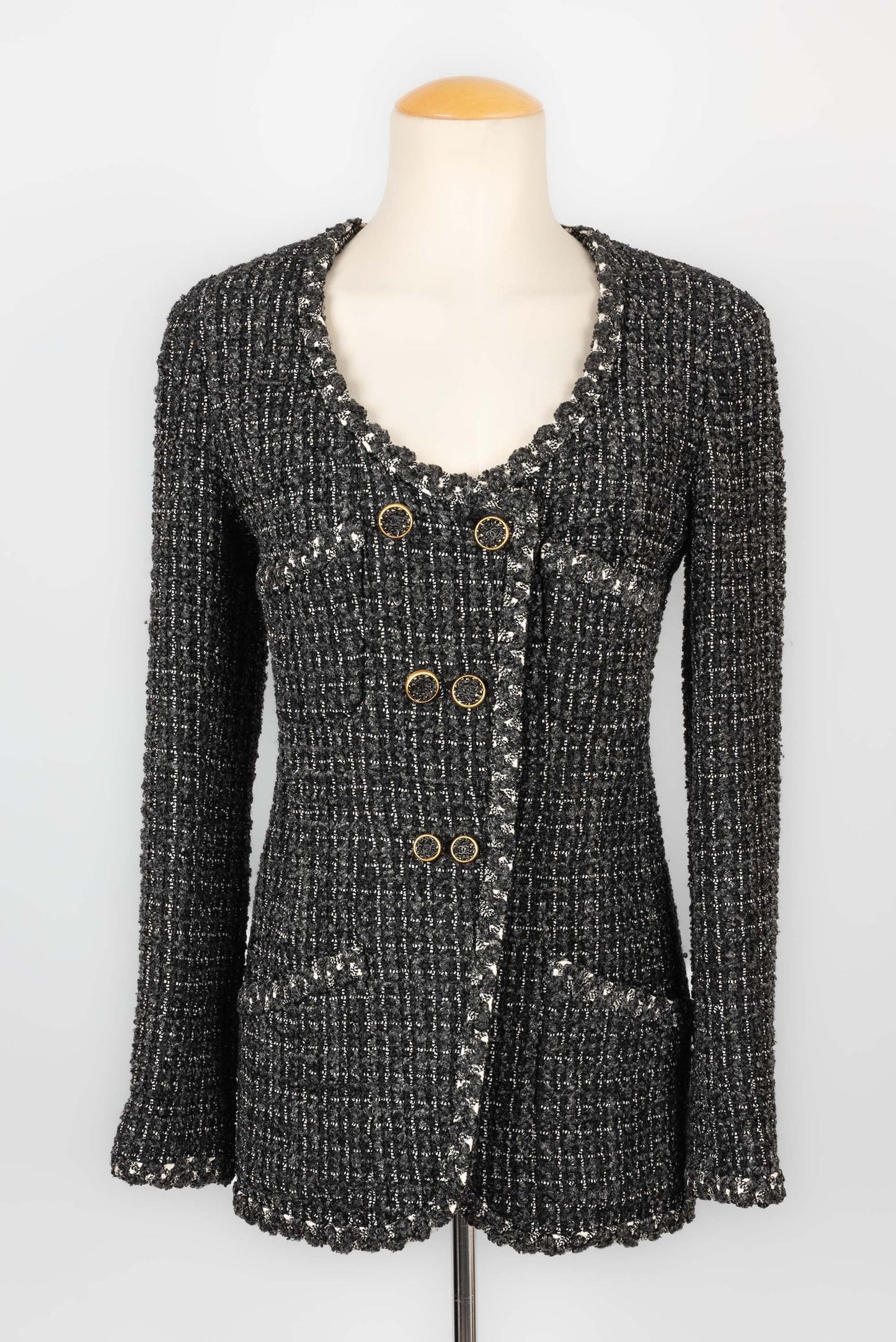 Veste en tweed Chanel 1990s