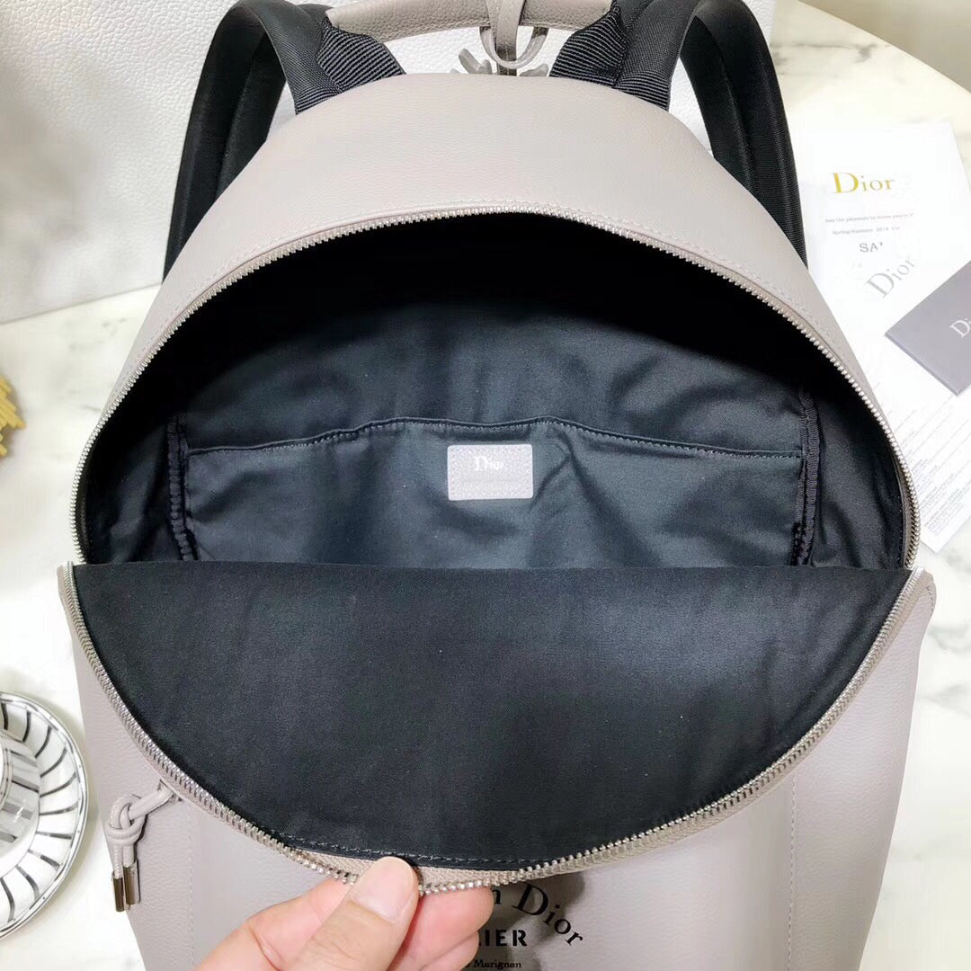 Dior Rider Rucksack Backpack In Beige Calfskin