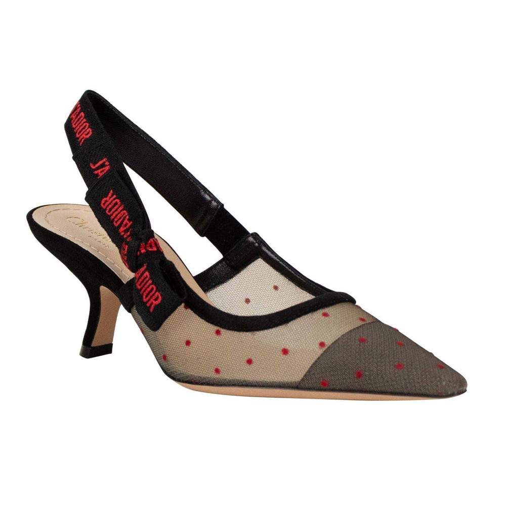 Dior Jadior Polka Dot Slingback Pumps