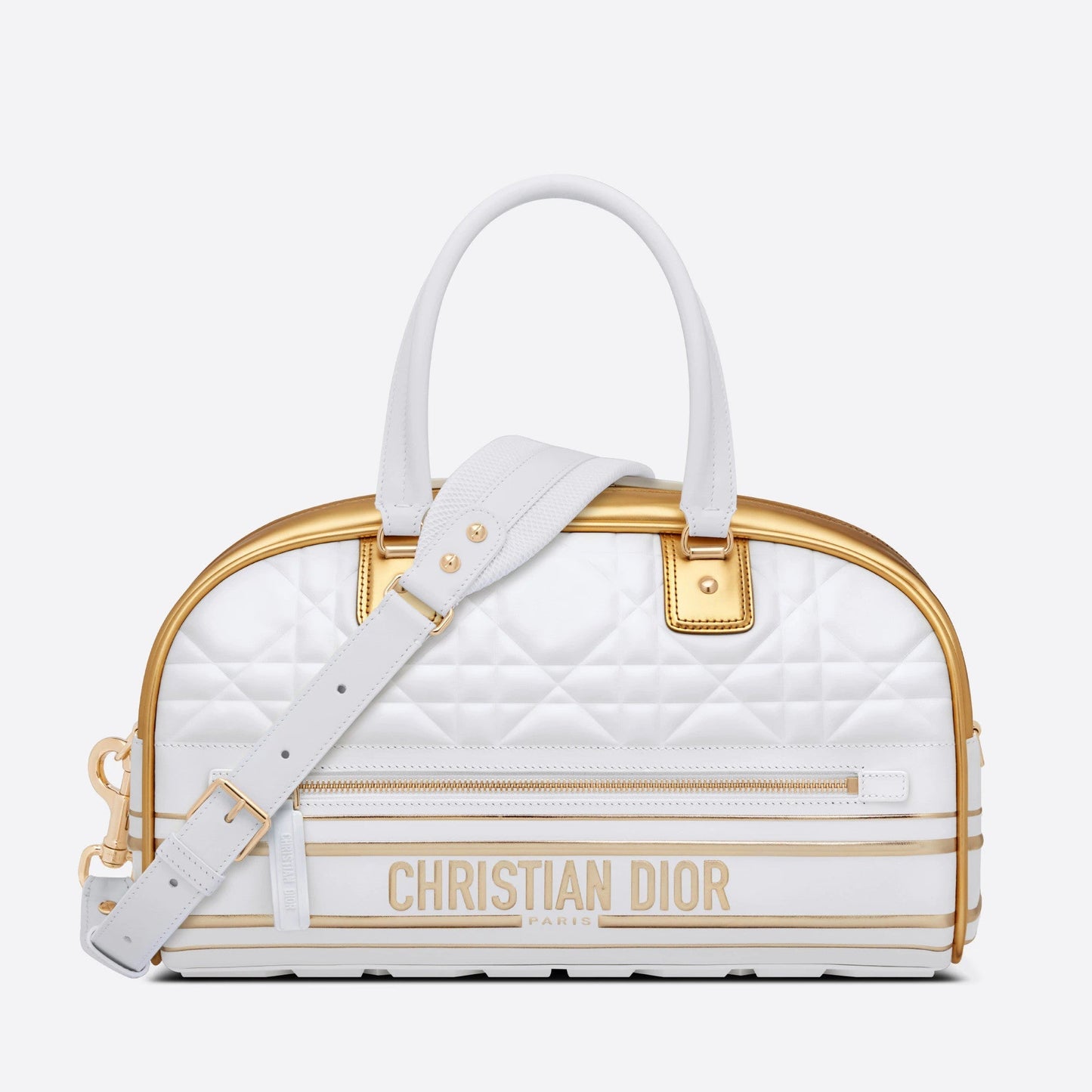 MEDIUM DIOR VIBE ZIP BOWLING BAG