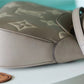 LV Bagatelle Monogram Empreinte Tourterelle Gray / Creme Beige For Women, Shoulder And Crossbody Bags 22cm/8.7in LV M46112