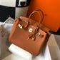 HM Birkin Brown For Women Gold Toned Hardware 11.8in/30cm