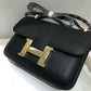 HM Constance 23 Epsom Black For Women, Womenâ€™s Handbags, Shoulder Bags 9in/23cm