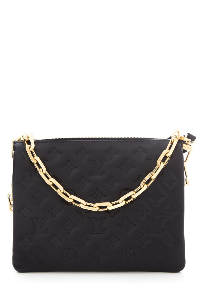 Louis Vuitton Black Monogram Empreinte Coussin PM