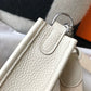 HM Evelyne 16 Amazone Bag Beige With Silver-Toned Hardware For Women, Shoulder And Crossbody Bags 6.3in/16cm