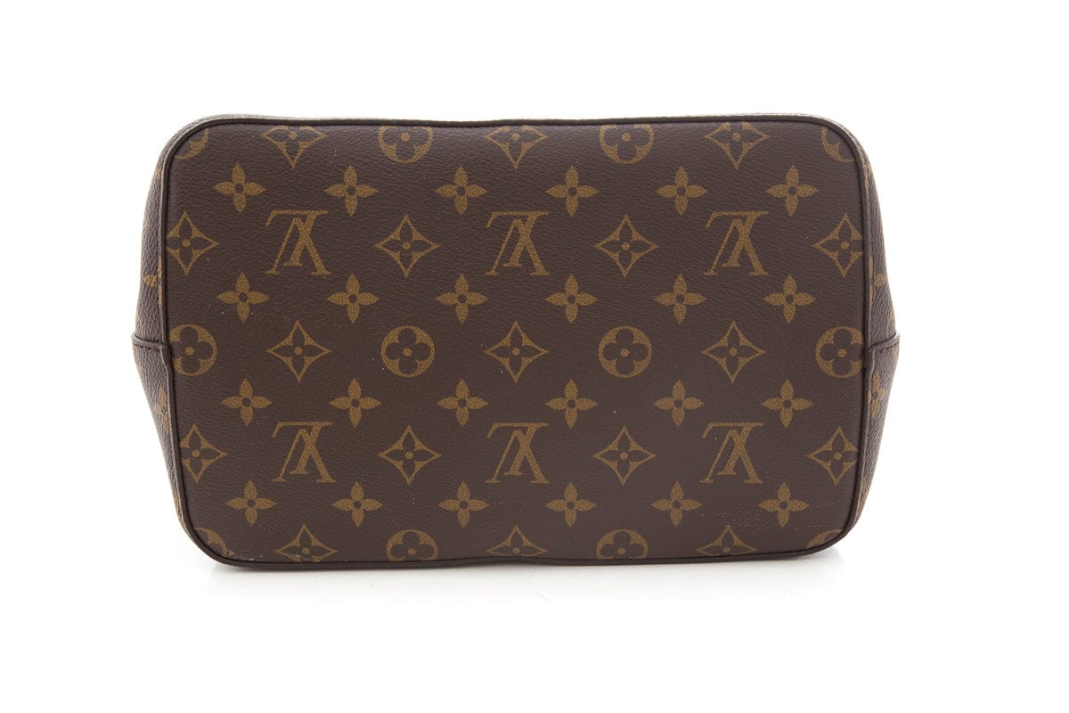 Louis Vuitton Black & Brown Monogram Neonoe Bucket Handbag