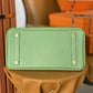 HM Birkin Nata Swift Green For Women Gold Toned Hardware 11.8in/30cm