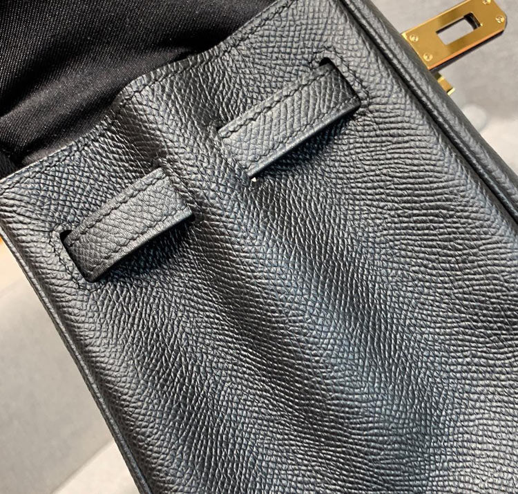 HM Birkin Black For Women Gold Toned Hardware 14in/35cmÂ