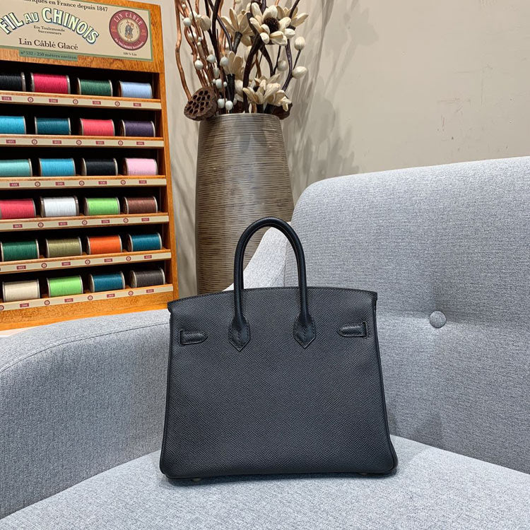 HM Birkin Black For Women Gold Toned Hardware 14in/35cmÂ