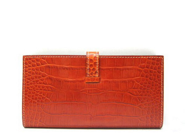 Hermes Wallet H1114 Ladies Crocodile Coffee