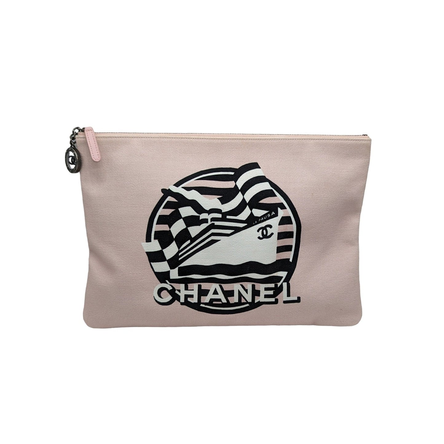 Chanel bags La Pausa Bay Pouch O-Case Light Pink