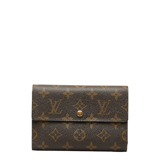 Louis Vuitton Monogram Portraits M61202 Brown PVC Leather  Louis Vuitton Long Wallet