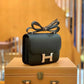 HM Constance 23 Epsom Black For Women, Handbags, Shoulder Bag 9in/23cm