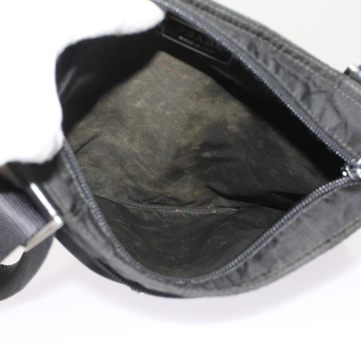 PRADA Shoulder Bag Nylon Black  ep1121