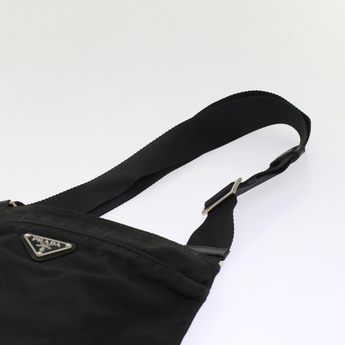 PRADA Shoulder Bag Nylon Black  ep1121