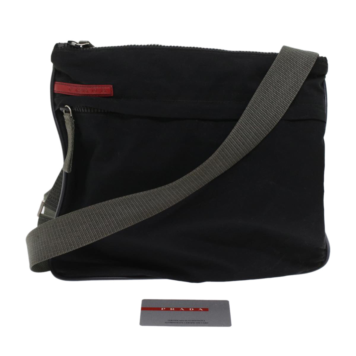 PRADA  Sports Shoulder Bag Nylon Black  ep1155