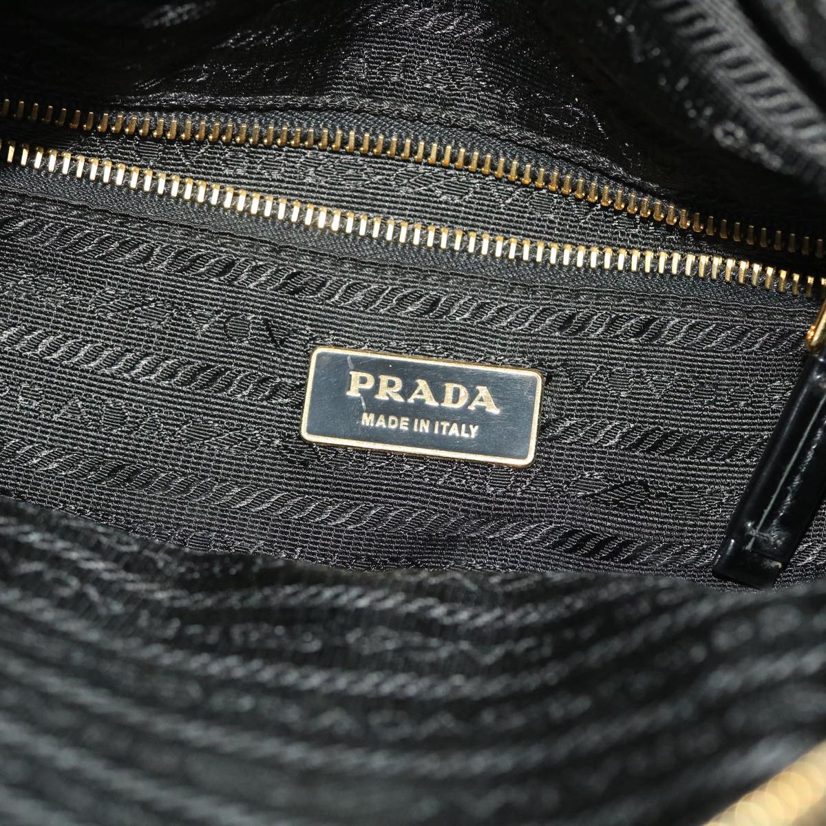 PRADA Shoulder Bag Nylon Black  ep1172