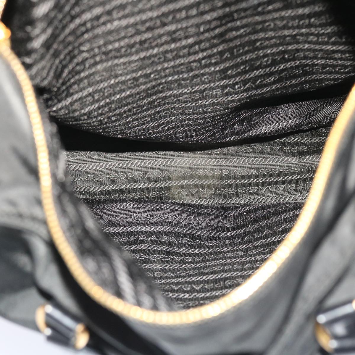 PRADA Shoulder Bag Nylon Black  ep1172