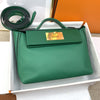 HM 24/24 Mini Evercolor Swift Green For Women, Womenâ€™s Handbags, Shoulder Bag 8.2in/21cm
