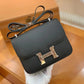 HM Constance 23 Epsom Black For Women, Handbags, Shoulder Bag 9in/23cm