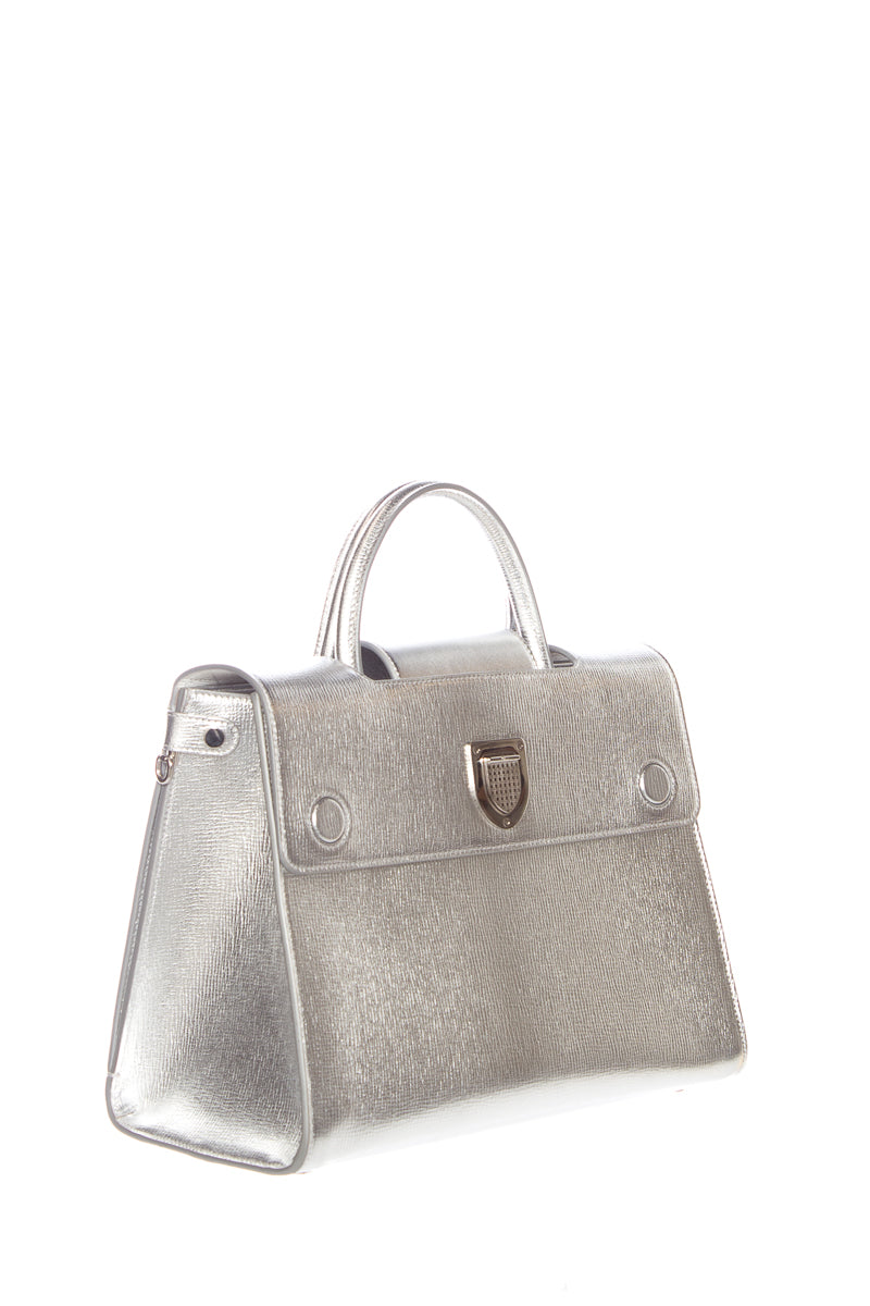 Christian Dior Silver Handbag