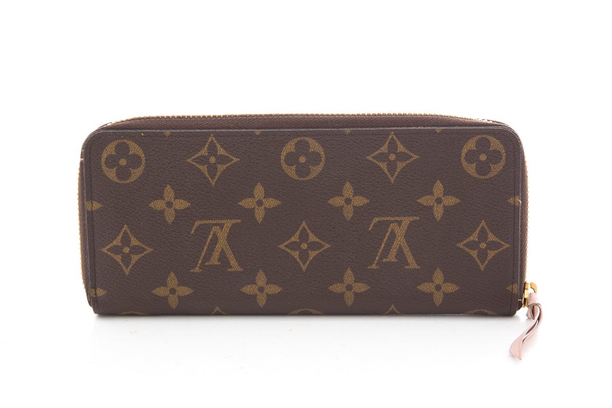 Louis Vuitton Brown & Pink Monogram Wallet