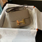 HM Constance 23 Epsom Grey Galet For Women, Womenâ€™s Handbags, Shoulder Bags 9in/23cm