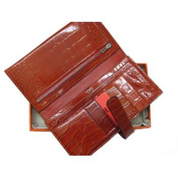 Hermes Wallet H1115 Wallet Crocodile