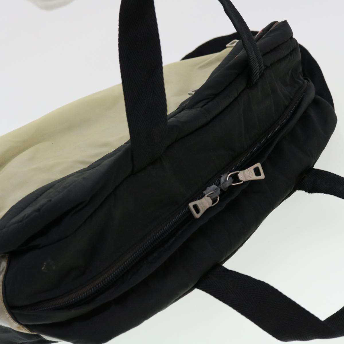 PRADA Hand Bag Nylon Black  fm2266