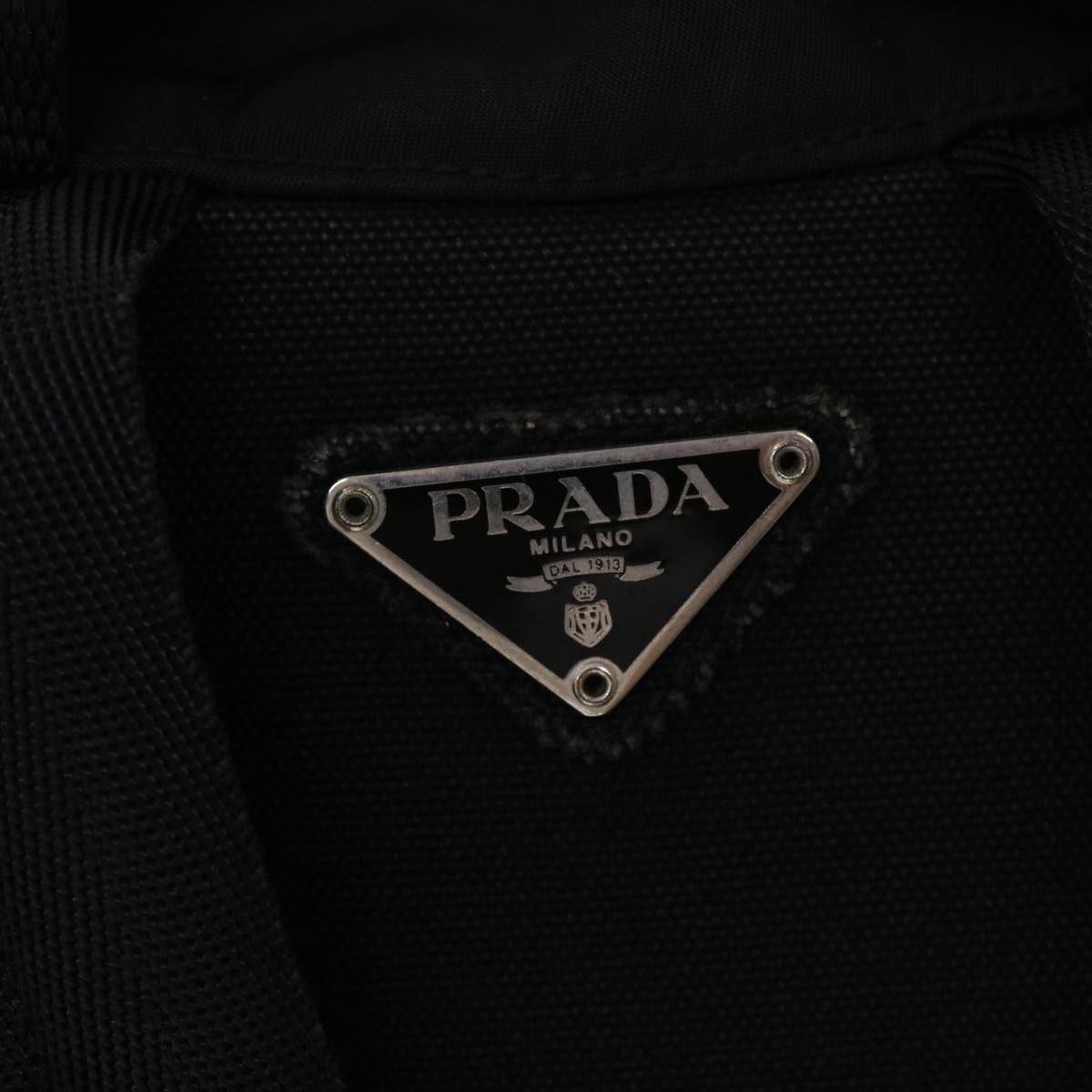 PRADA Backpack Nylon Black  fm2530