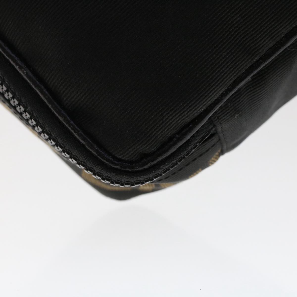 FENDI Hand Bag Nylon Black  fm2555