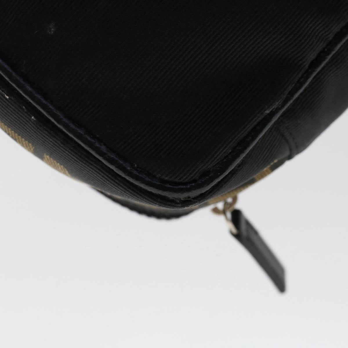 FENDI Hand Bag Nylon Black  fm2555