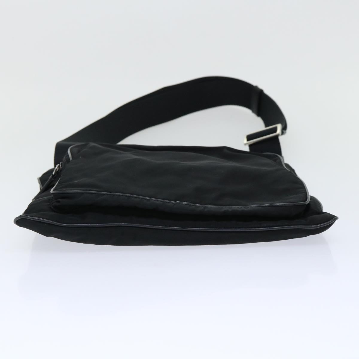 PRADA Shoulder Bag Nylon Black  fm2612