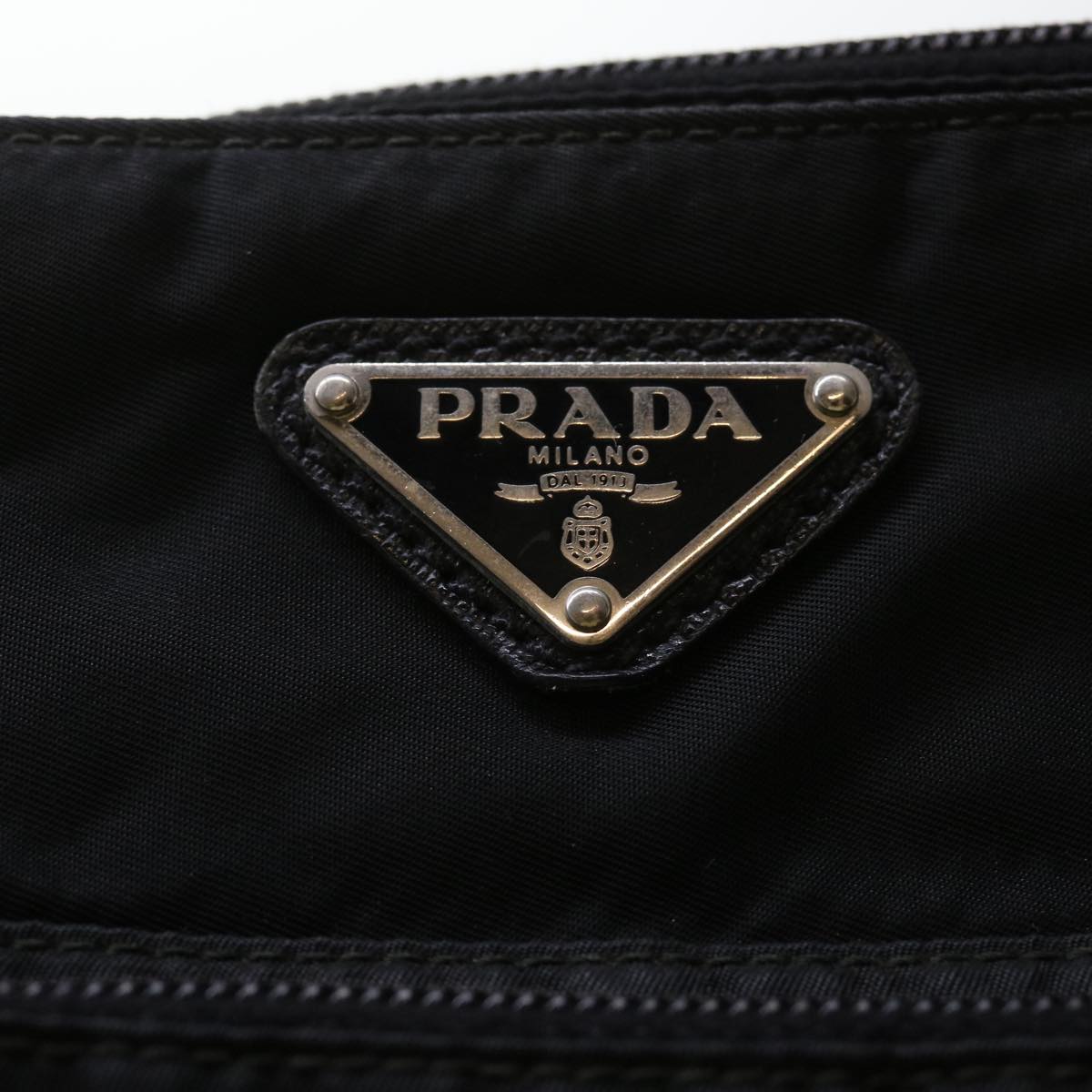 PRADA Shoulder Bag Nylon Black  fm2612