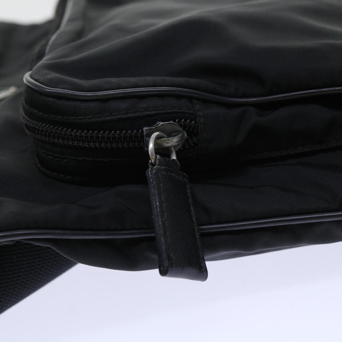 PRADA Shoulder Bag Nylon Black  fm2612