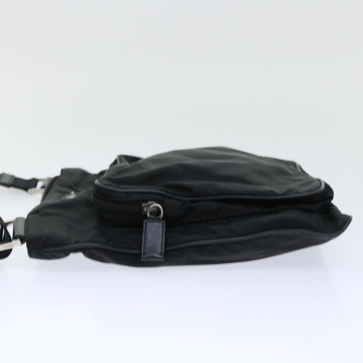 PRADA Shoulder Bag Nylon Black  fm2612