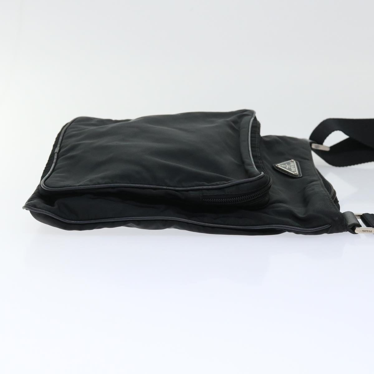 PRADA Shoulder Bag Nylon Black  fm2612